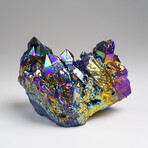 Rainbow Aura Quartz Crystal Cluster // 491.1 grams