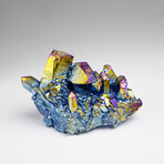 Rainbow Aura Quartz Crystal Cluster // 383.6 grams