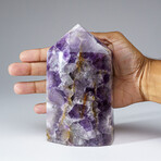 Genuine Polished Amethyst Obelisk From Brazil // 2.75 lbs