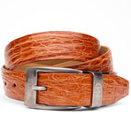 Massimo Caiman Flank Leather Belt // Honey (44)