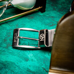 Massimo Caiman Flank Leather Belt // Honey (44)