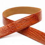 Massimo Caiman Flank Leather Belt // Honey (44)