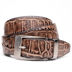 Emilio Alligator Leather Belt // Antique Orix (44)