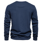 Solid Sweatshirt // Navy (XL)