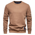 Solid Sweatshirt // Khaki (L)