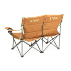 Duo Love Seat // Brown Sugar