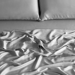 Luxury Bed Sheet Set (White Standard Queen)