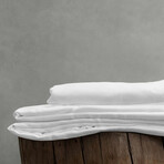 Luxury Bed Sheet Set (White Standard Queen)