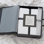 Luxury Bed Sheet Set (White Standard Queen)