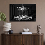 Champagne Tower 10 Print on Acrylic by Pictufy Studio III (24"H x 16"W x 0.25"D)