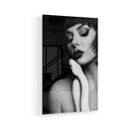 Forbidden Embrace Print on Acrylic by David Drake (16"H x 24"W x 0.25"D)
