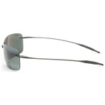 Maui Jim // Lighthouse Men's MJ0423S-005 // Black + Neutral Gray Gradient