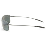 Maui Jim // Lighthouse Men's MJ0423S-001 // Black + Neutral Gray Gradient (Black, Neutral Gray Gradient)