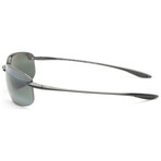 Maui Jim // Hookipa Xlarge Men's MJ0456S-001 // Black + Neutral Gray Gradient
