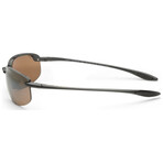 Maui Jim // Hookipa Men's MJ0407S-002 // Black + HCL Bronze Gradient