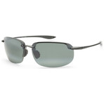 Maui Jim // Hookipa Xlarge Men's MJ0456S-001 // Black + Neutral Gray Gradient