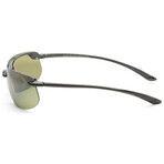 Maui Jim // Banyans Men's MJ0412SA-003 // Black + Maui HT Gradient