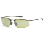 Maui Jim // Kanaha Men's MJ0409SA-002 // Gray + Maui HT Gradient (Gray, Maui HT Gradient)