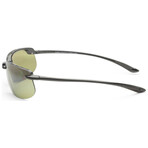 Maui Jim // Banyans Men's MJ0412SA-002 // Black + Neutral Gray Gradient