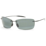 Maui Jim // Lighthouse Men's MJ0423S-001 // Black + Neutral Gray Gradient (Black, Neutral Gray Gradient)