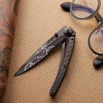 Deejo Serrated 37g. // Carbon Fiber // Café Racer