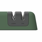 BergHOFF Leo Graphite Two-Stage Ceramic Knife Sharpener, Sage
