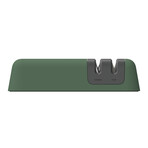 BergHOFF Leo Graphite Two-Stage Ceramic Knife Sharpener, Sage