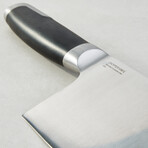 BergHOFF Leo Graphite 7" Forged Stainless Steel Cleaver, Black