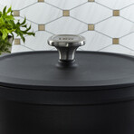 BergHOFF Leo Graphite 5qt. Enameled Cast Iron Oval Stockpot, 10.75"