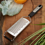 BergHOFF Leo Graphite Stainless Steel Hand Grater 12.5"// Recycled Material