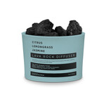 Lava Rock Diffuser, Scented Lava Rocks and 2 Diffusing Oils // Citrus | Lemongrass | Jasmine Set