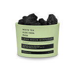 Lava Rock Diffuser, Scented Lava Rocks and 2 Diffusing Oils // White Tea | Aloe Vera | Musk Set