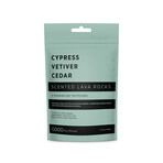 Lava Rock Diffuser, Scented Lava Rocks and 2 Diffusing Oils // Cypress | Vetiver | Cedar Set