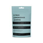 Lava Rock Diffuser, Scented Lava Rocks and 2 Diffusing Oils // Citrus | Lemongrass | Jasmine Set