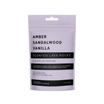 Lava Rock Diffuser, Scented Lava Rocks and 2 Diffusing Oils // Amber | Sandalwood | Vanilla Set