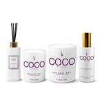 6.5oz and 11oz Coconut Candle + 5oz Reed Diffuser + 5oz All-in-One Spray // Figiuer Set