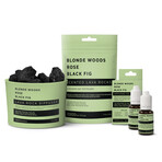 Lava Rock Diffuser, Scented Lava Rocks and 2 Diffusing Oils // Blonde Woods | Rose | Black Fig Set