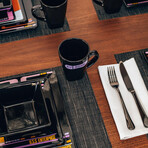 Star Trek: The Next Generation // LCARS Interface // 16-Piece Ceramic Dinnerware Set