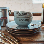 Star Trek: The Original Series // NCC-1701 Series // 8-Piece Ceramic Dinnerware Set
