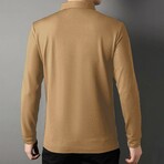Button Down Long Sleeve Polo // Yellow (XS)
