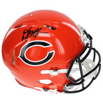 D.J. Moore Autographed Chicago Bears Full Size Orange Alternate Helmet