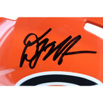 D.J. Moore Autographed Chicago Bears Full Size Orange Alternate Helmet