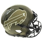 Josh Allen Autographed Buffalo Bills F/S Salute to Service Speed Helmet