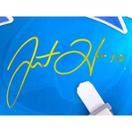 Justin Herbert Autographed Los Angeles Chargers Full Size Flash Helmet