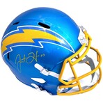 Justin Herbert Autographed Los Angeles Chargers Full Size Flash Helmet