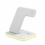 4-in-1 Wireless Charging Stand with Night Light (Black)