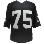 Howie Long Autographed Oakland Raiders Black Jerse