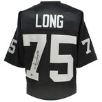 Howie Long Autographed Oakland Raiders Black Jerse