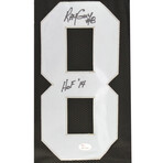 Ray Guy Autographed Oakland Raiders Black Jersey "HOF" Inscribed
