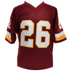 Clinton Portis Autographed Washington Commanders Burgundy Jersey